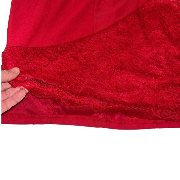 Hello Molly Red Mini Dress - Picture 11 of 12